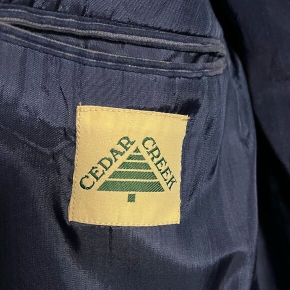 Cedar Creek Blue Corduroy Blazer Jacket - Picture 3 of 6